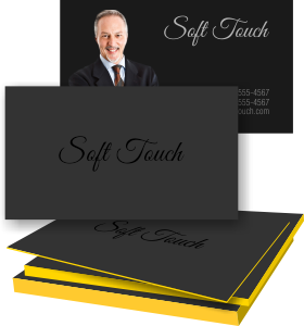 Cartes d'affaires Soft Touch